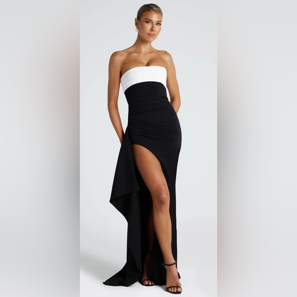 Elegant Black and White Babyboo Dress
